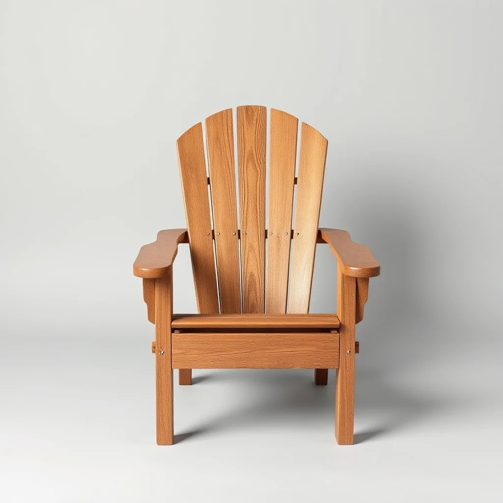 Rustic Wooden Adirondack Chair