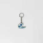 Riding Waves Keychain