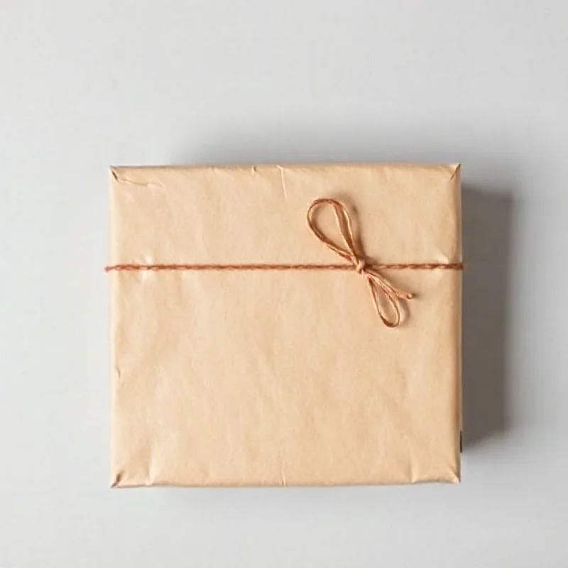 Simple Brown Paper Gift Wrap