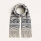 Cozy Fair Isle Scarf
