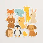 Cute Animal Cut-Outs