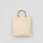 Bamboo Handle Tote Bag