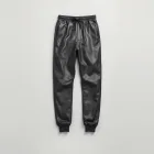 Faux Leather Jogger Pants