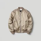 Satin Finish Bomber Jacket