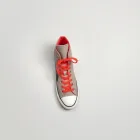 High-Top Sneakers with Contrast Laces