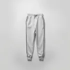 Fleece Joggers with Side Stripes