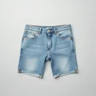 Faded Denim Shorts