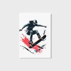Skateboarding Art Poster