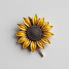 Sunflower Brooch