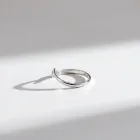 Rhodium Plated Ring