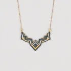 Chevron Pattern Necklace