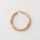 Bamboo Hoop Earrings