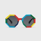Funky Geometric Polycarbonate Sunglasses