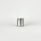 Sleek Stainless Steel Spice Jars