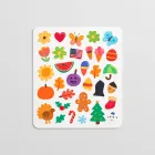 Seasonal Stickers Collection