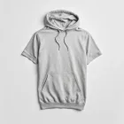 Sporty Short Sleeve Hoodie
