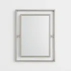 Sophisticated Silver Open Frame Mirror