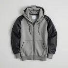 Layered Bomber Hoodie