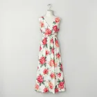 Floral Pattern Maxi Dress