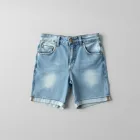 Acid Wash Denim Shorts