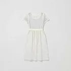 Mesh Overlay Dress