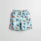 Surfing Pattern Swim Shorts