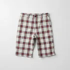 Plaid Trouser Shorts