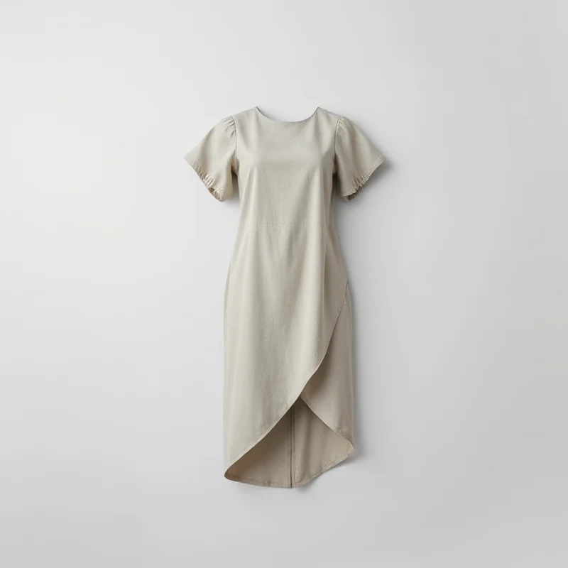 Asymmetrical Hem Dress