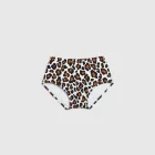 Bold Animal Print Swim Briefs