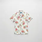 Floral Print Button-Up Shirt