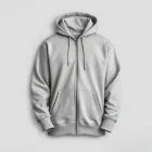 Statement Zip-Up Hoodie