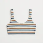 Vintage Stripe Swim Top