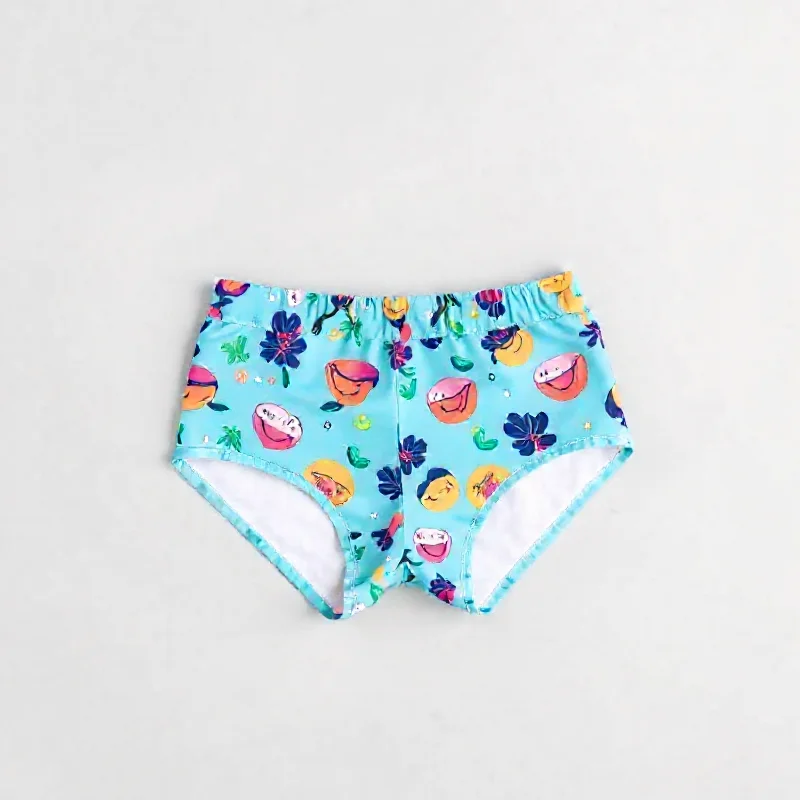 Girls' Fun Patterned Swim Bottoms