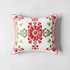 Embroidered Throw Pillow