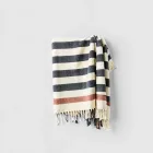 Elegant Striped Throw