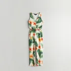 Tropical Print Jumpsuit