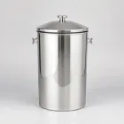 Stainless Steel Trash Can with Lid