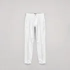 Tailored Fit White Trousers