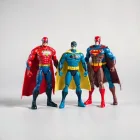 Superhero Action Figures Set
