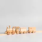 Wooden Toy Train Set