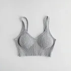 Ribbed Knit Lounge Bra