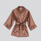 Satin Wrap Robe