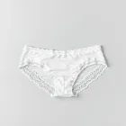 Cotton Lace Trimmed Brief