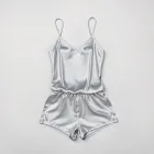 Satin Camisole and Shorts Set