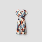 Unique Abstract Print Dress