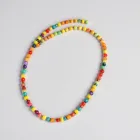 Vibrant Colorful Beaded Necklace