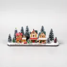 Miniature Christmas Village Set
