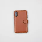 Vintage Leather Wallet Case for iPhone XS