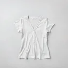 Cotton V-neck Sleep Top