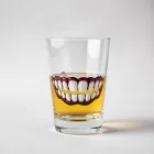 Vampire Teeth Drinking Glasses